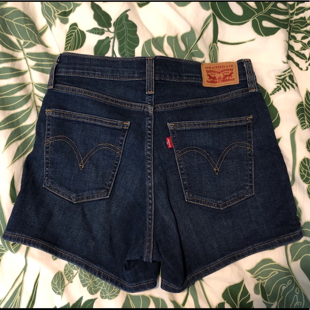 Dark Levi denim shorts